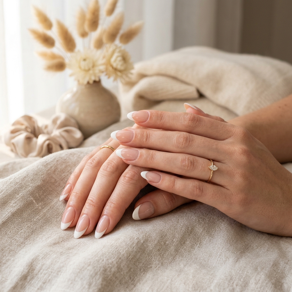 Klassische French Nails für den Alltag